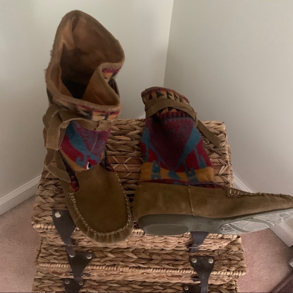 Mia moccasin style boots